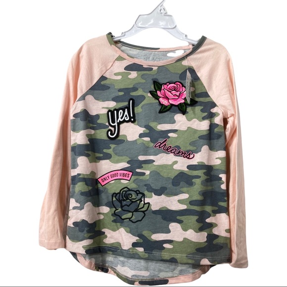 Children’s Place Cammo Tee- Shirt NWT - Picture 2 of 8